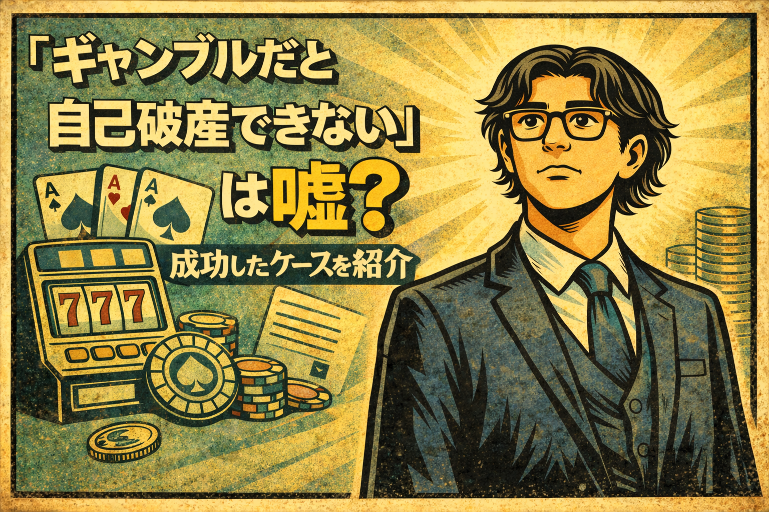 【2-3】「ギャンブルだと自己破産できない」は嘘?認められたケースを僕の体験から紹介