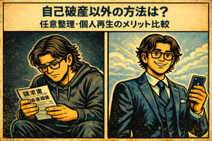 【7-2】「自己破産以外の方法は？」任意整理・個人再生のメリット比較