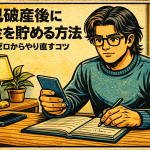 【4-5】自己破産後にお金を貯める方法｜貯金ゼロからやり直すコツ