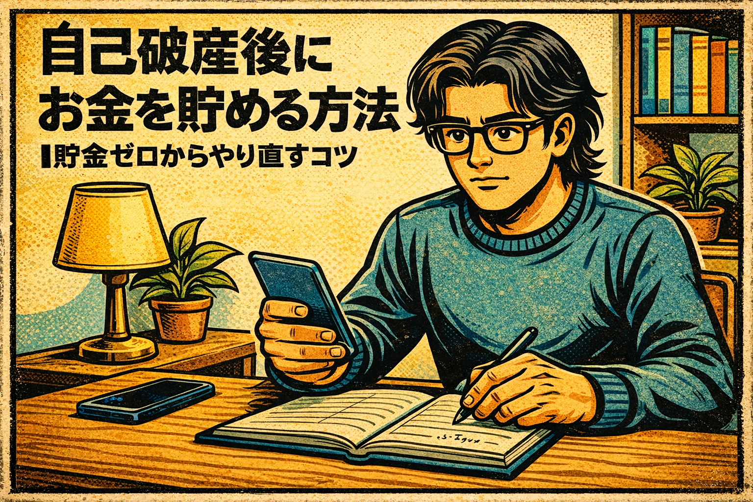 【4-5】自己破産後にお金を貯める方法｜貯金ゼロからやり直すコツ