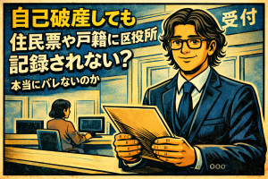 【5-3】自己破産しても住民票や戸籍に記録されない？本当にバレないのか