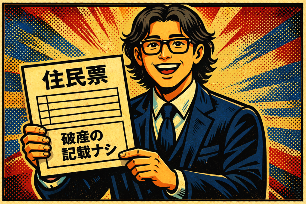 【自己破産しても住民票や戸籍に記録されない？本当にバレないのか】の挿絵02