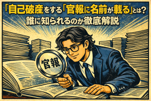 【5-4】自己破産をすると「官報に名前が載る」とは？誰に知られるのかを徹底解説