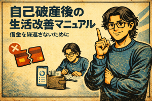 【6-5】借金を繰り返さないために｜自己破産後の生活改善マニュアル