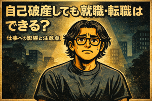 【4-4】自己破産しても就職・転職はできる?仕事への影響と注意点