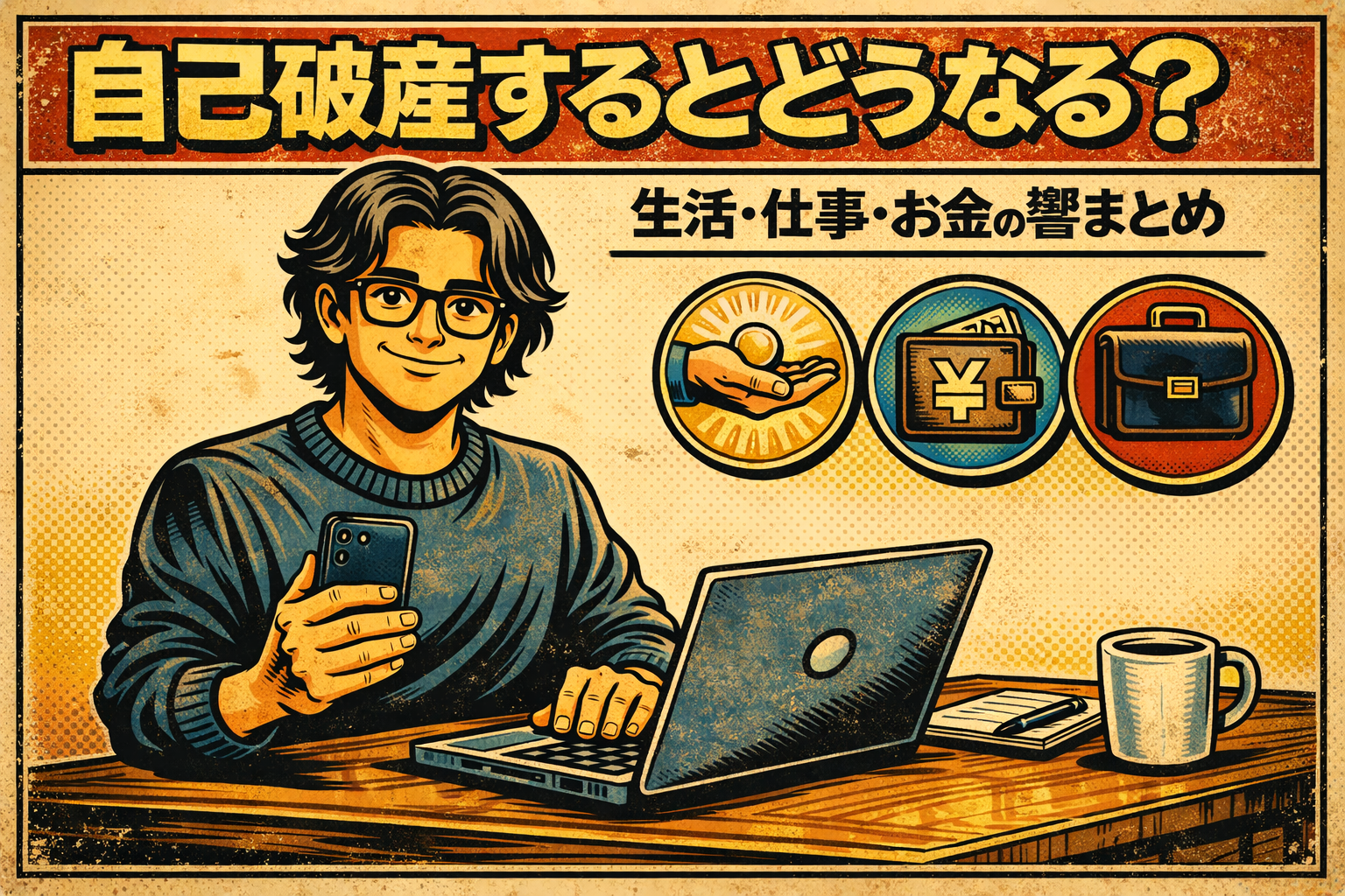 【1-3】自己破産するとどうなる？生活・仕事・お金の影響まとめ