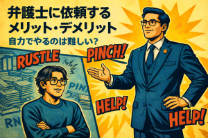 【3-2】弁護士に依頼するメリット・デメリット｜自力でやるのは難しい？