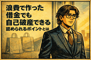 【2-2】浪費で作った借金でも自己破産できる？認められるポイントとは